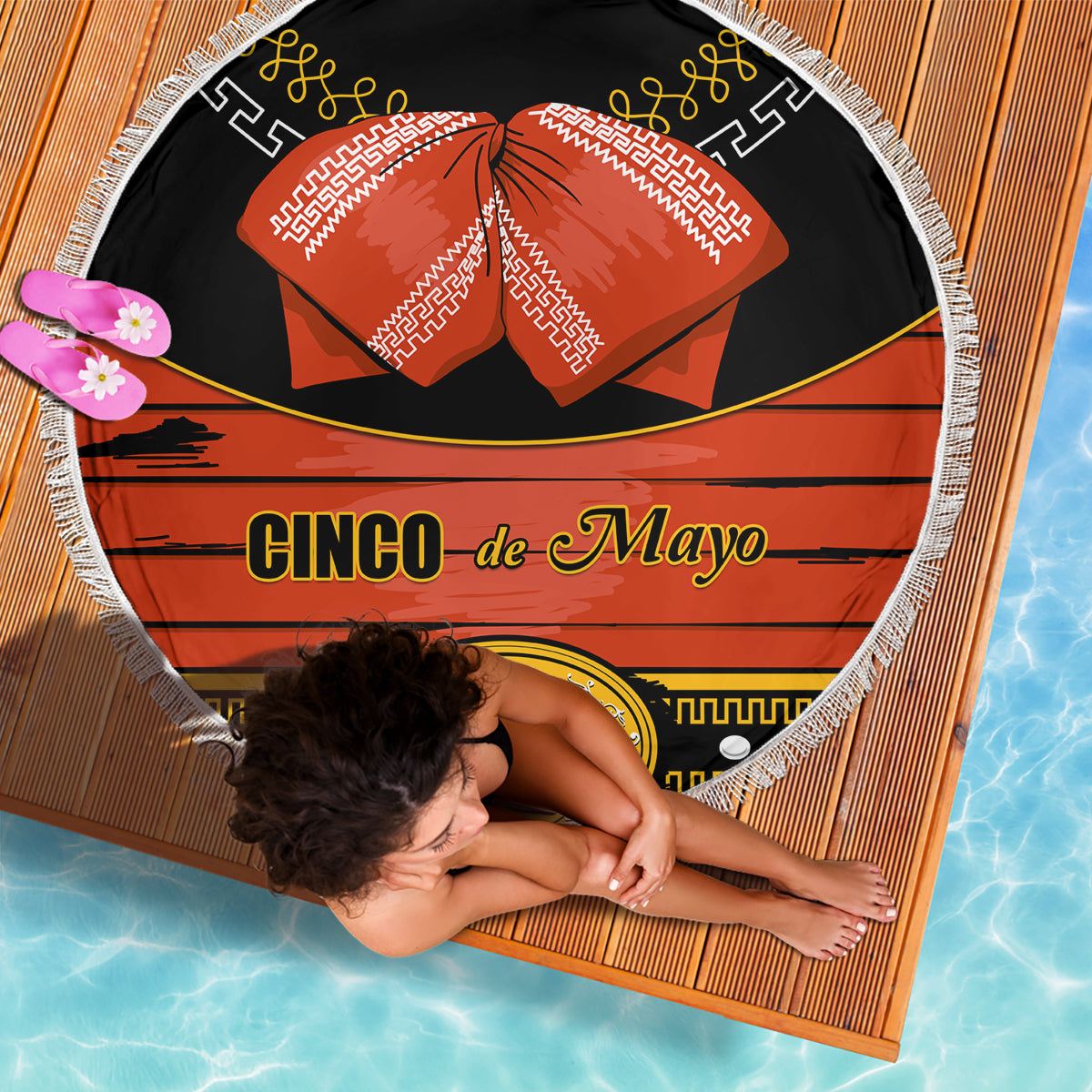 Cinco de Mayo 2024 Beach Blanket Traje de Charro Style - Wonder Print Shop