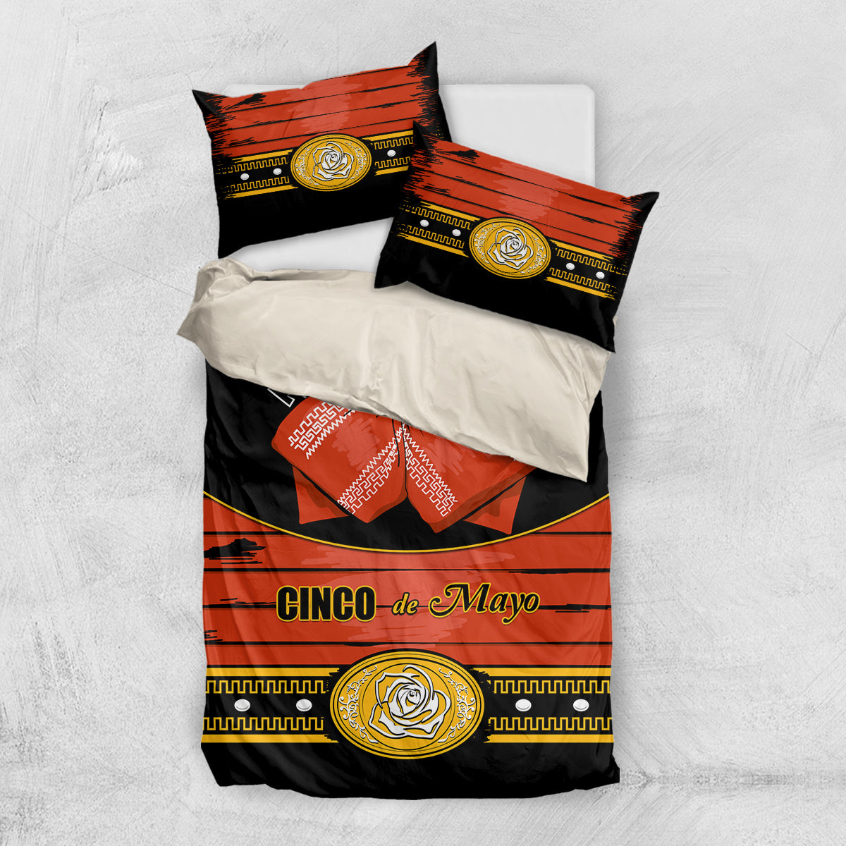 Cinco de Mayo 2024 Bedding Set Traje de Charro Style - Wonder Print Shop