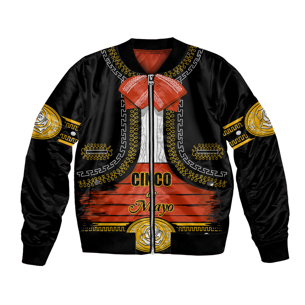 Cinco de Mayo 2024 Bomber Jacket Traje de Charro Style - Wonder Print Shop