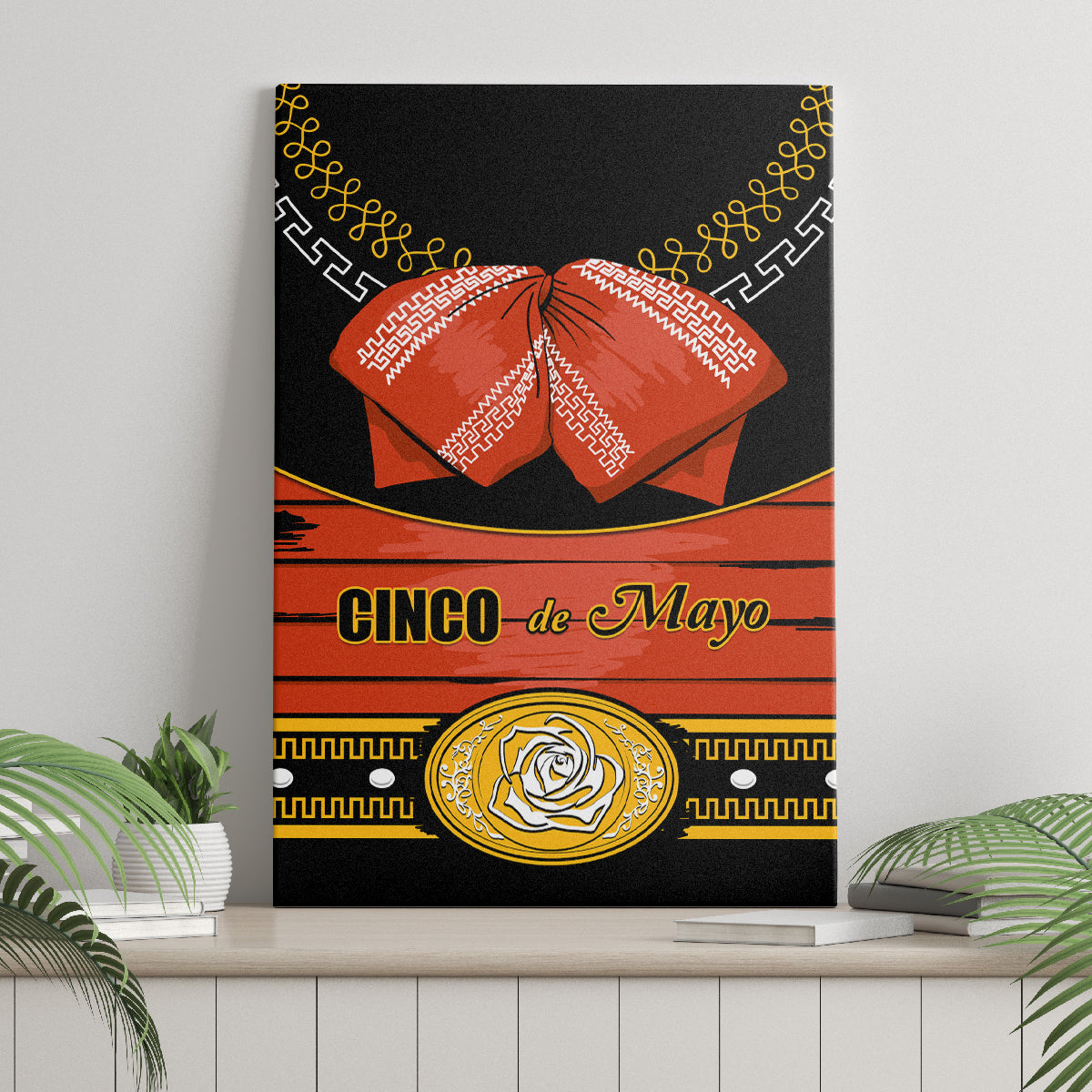 Cinco de Mayo 2024 Canvas Wall Art Traje de Charro Style - Wonder Print Shop