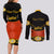 Cinco de Mayo 2024 Couples Matching Long Sleeve Bodycon Dress and Long Sleeve Button Shirt Traje de Charro Style - Wonder Print Shop
