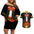 Cinco de Mayo 2024 Couples Matching Off Shoulder Short Dress and Hawaiian Shirt Traje de Charro Style - Wonder Print Shop
