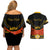 Cinco de Mayo 2024 Couples Matching Off Shoulder Short Dress and Hawaiian Shirt Traje de Charro Style - Wonder Print Shop