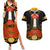 Cinco de Mayo 2024 Couples Matching Summer Maxi Dress and Hawaiian Shirt Traje de Charro Style - Wonder Print Shop