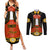 Cinco de Mayo 2024 Couples Matching Summer Maxi Dress and Long Sleeve Button Shirt Traje de Charro Style - Wonder Print Shop