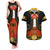 Cinco de Mayo 2024 Couples Matching Tank Maxi Dress and Hawaiian Shirt Traje de Charro Style - Wonder Print Shop