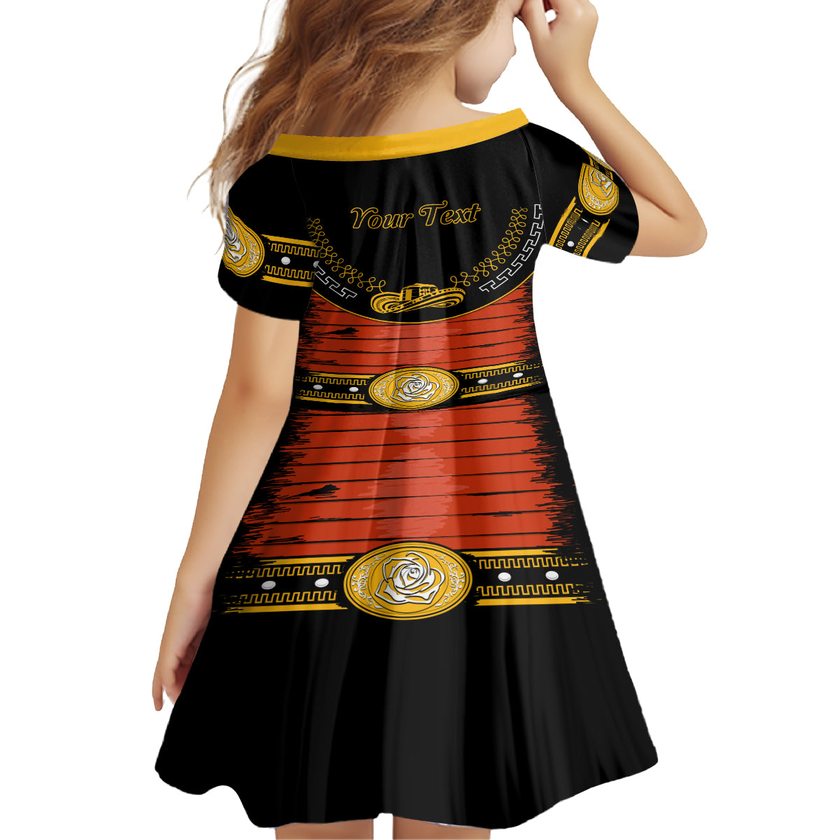 Cinco de Mayo 2024 Family Matching Long Sleeve Bodycon Dress and Hawaiian Shirt Traje de Charro Style - Wonder Print Shop