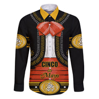 Cinco de Mayo 2024 Family Matching Long Sleeve Bodycon Dress and Hawaiian Shirt Traje de Charro Style - Wonder Print Shop