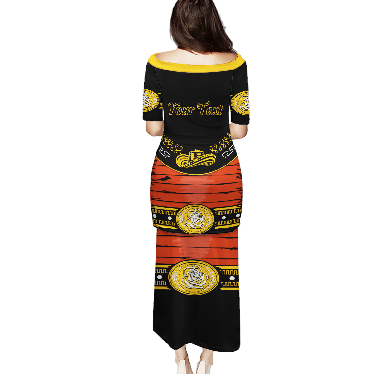Cinco de Mayo 2024 Family Matching Puletasi and Hawaiian Shirt Traje de Charro Style - Wonder Print Shop