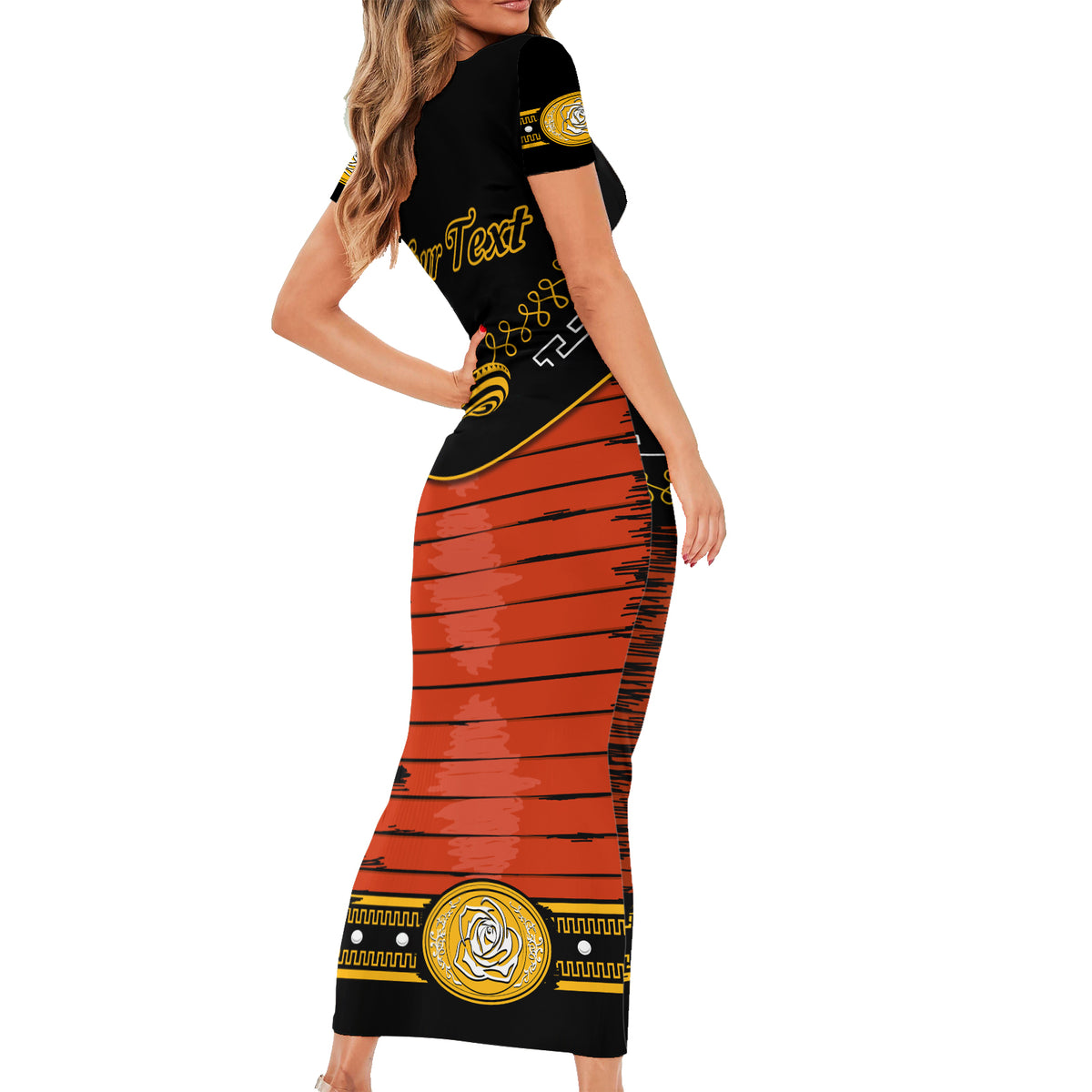 Cinco de Mayo 2024 Family Matching Short Sleeve Bodycon Dress and Hawaiian Shirt Traje de Charro Style - Wonder Print Shop