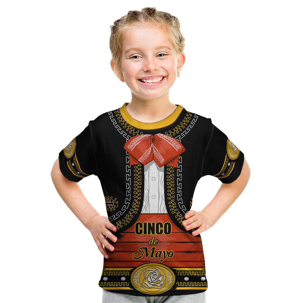 Cinco de Mayo 2024 Kid T Shirt Traje de Charro Style - Wonder Print Shop