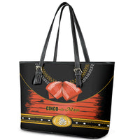Cinco de Mayo 2024 Leather Tote Bag Traje de Charro Style - Wonder Print Shop