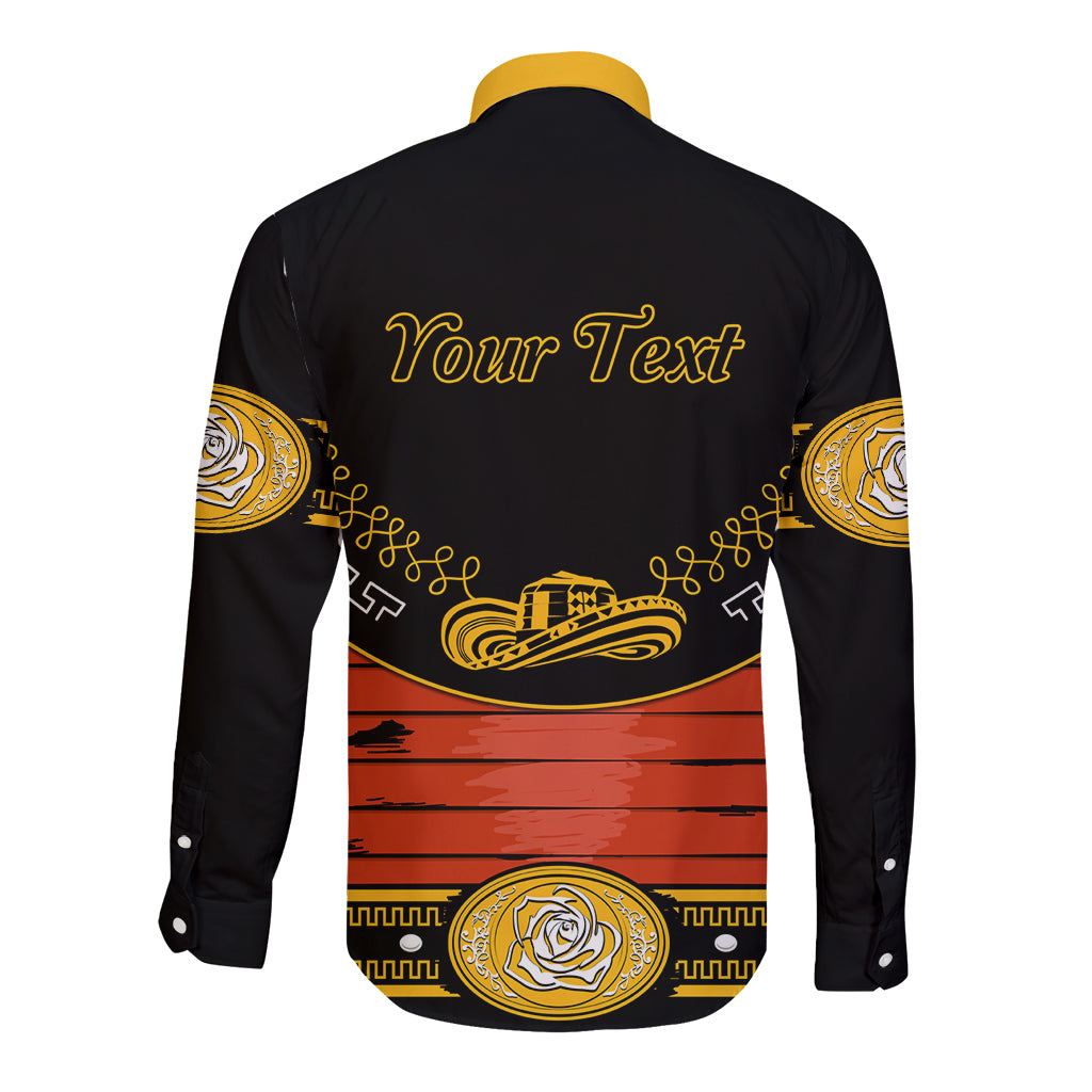 Cinco de Mayo 2024 Long Sleeve Button Shirt Traje de Charro Style - Wonder Print Shop