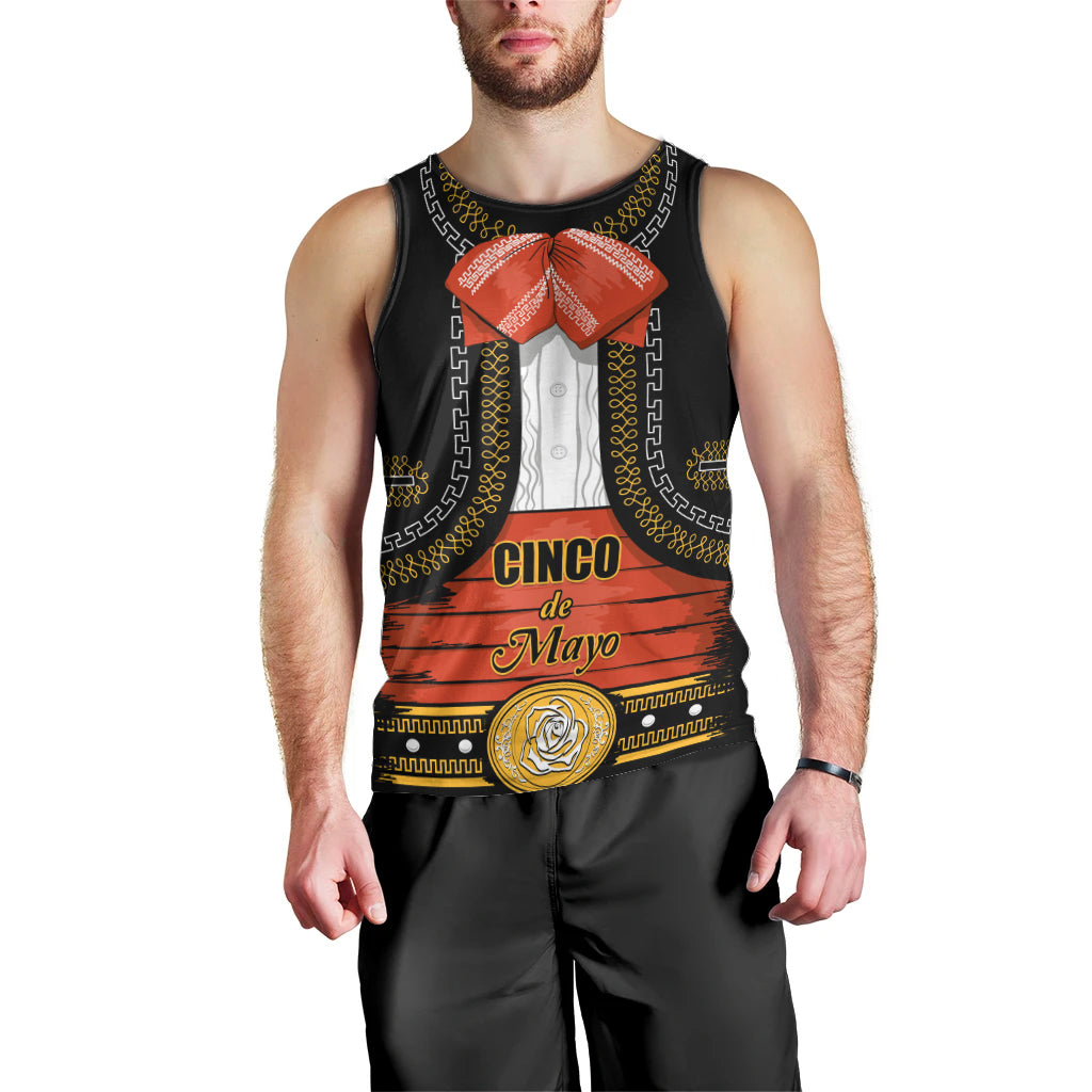 Cinco de Mayo 2024 Men Tank Top Traje de Charro Style - Wonder Print Shop
