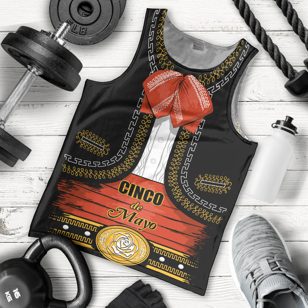 Cinco de Mayo 2024 Men Tank Top Traje de Charro Style - Wonder Print Shop