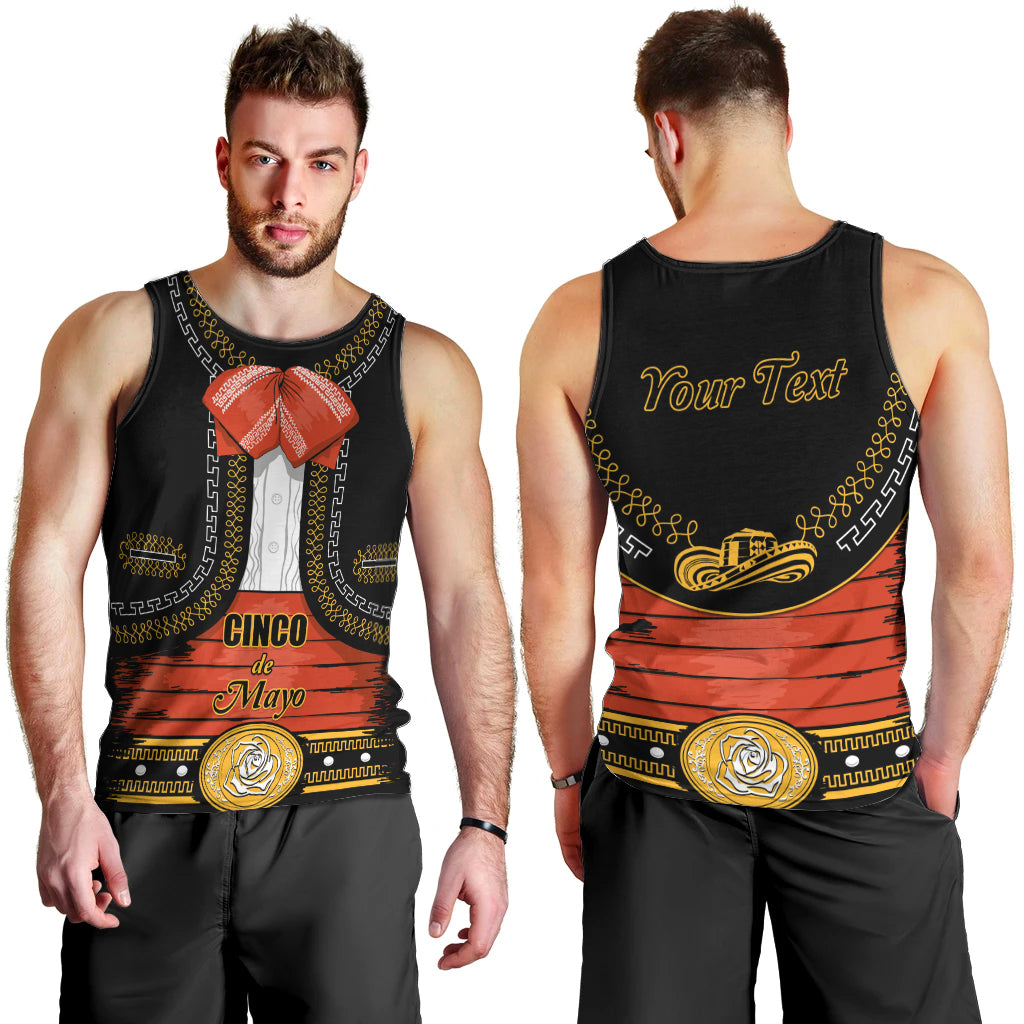Cinco de Mayo 2024 Men Tank Top Traje de Charro Style - Wonder Print Shop
