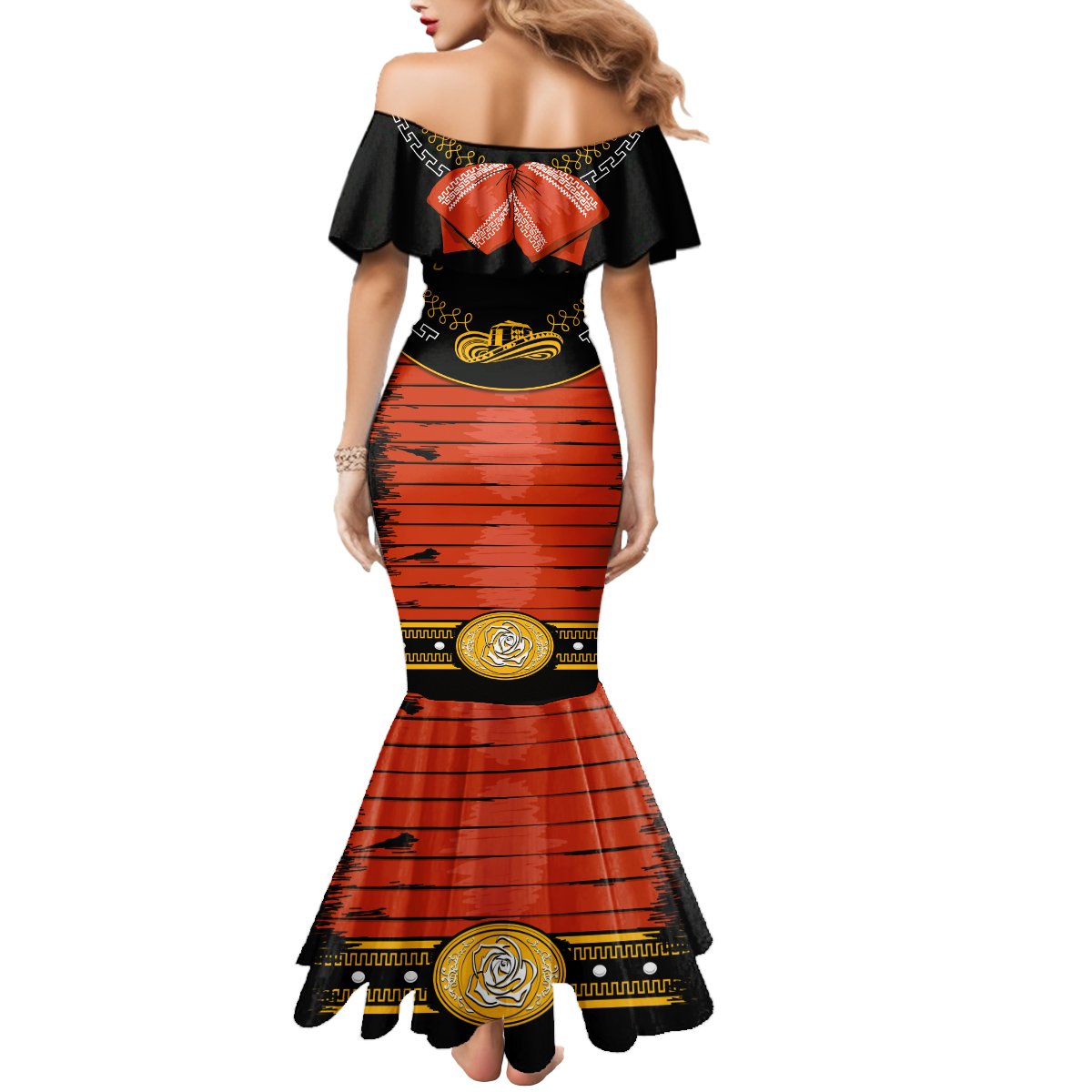 Cinco de Mayo 2024 Mermaid Dress Traje de Charro Style - Wonder Print Shop