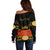 Cinco de Mayo 2024 Off Shoulder Sweater Traje de Charro Style - Wonder Print Shop