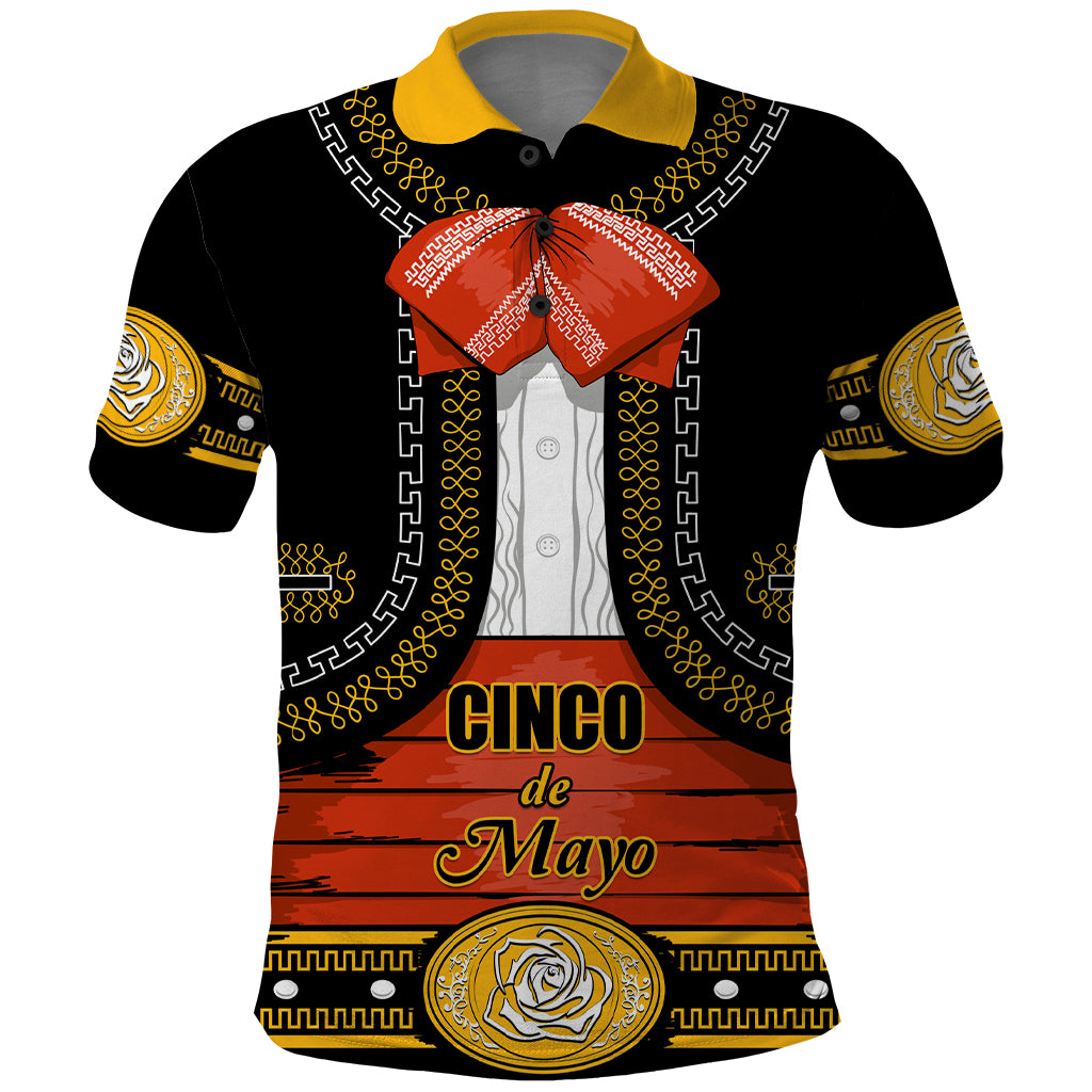 Cinco de Mayo 2024 Polo Shirt Traje de Charro Style - Wonder Print Shop
