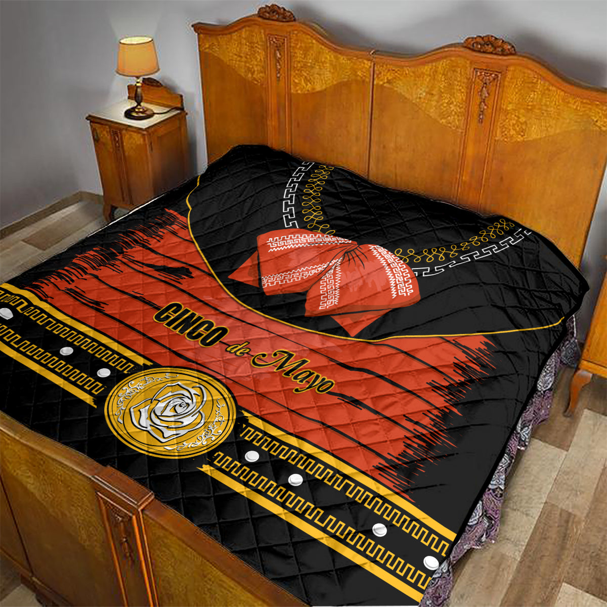 Cinco de Mayo 2024 Quilt Traje de Charro Style - Wonder Print Shop