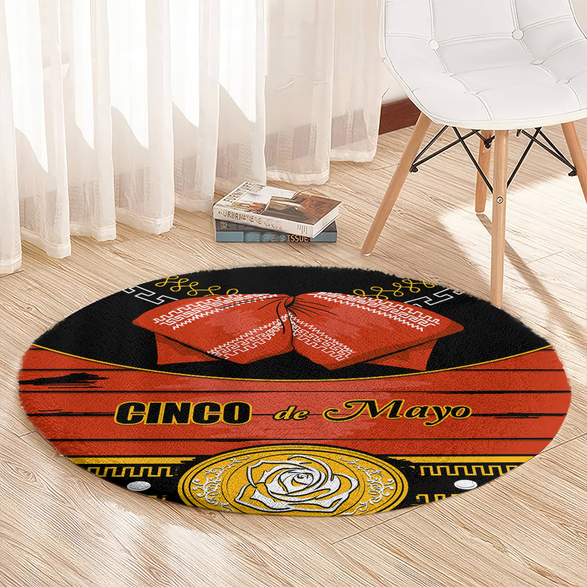 Cinco de Mayo 2024 Round Carpet Traje de Charro Style