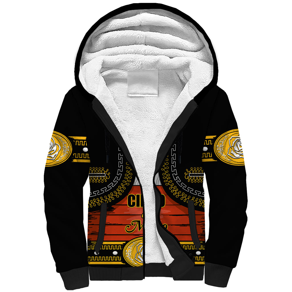 Cinco de Mayo 2024 Sherpa Hoodie Traje de Charro Style - Wonder Print Shop