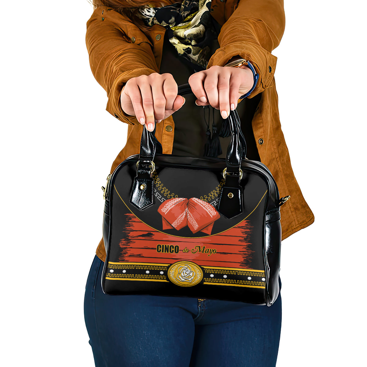 Cinco de Mayo 2024 Shoulder Handbag Traje de Charro Style