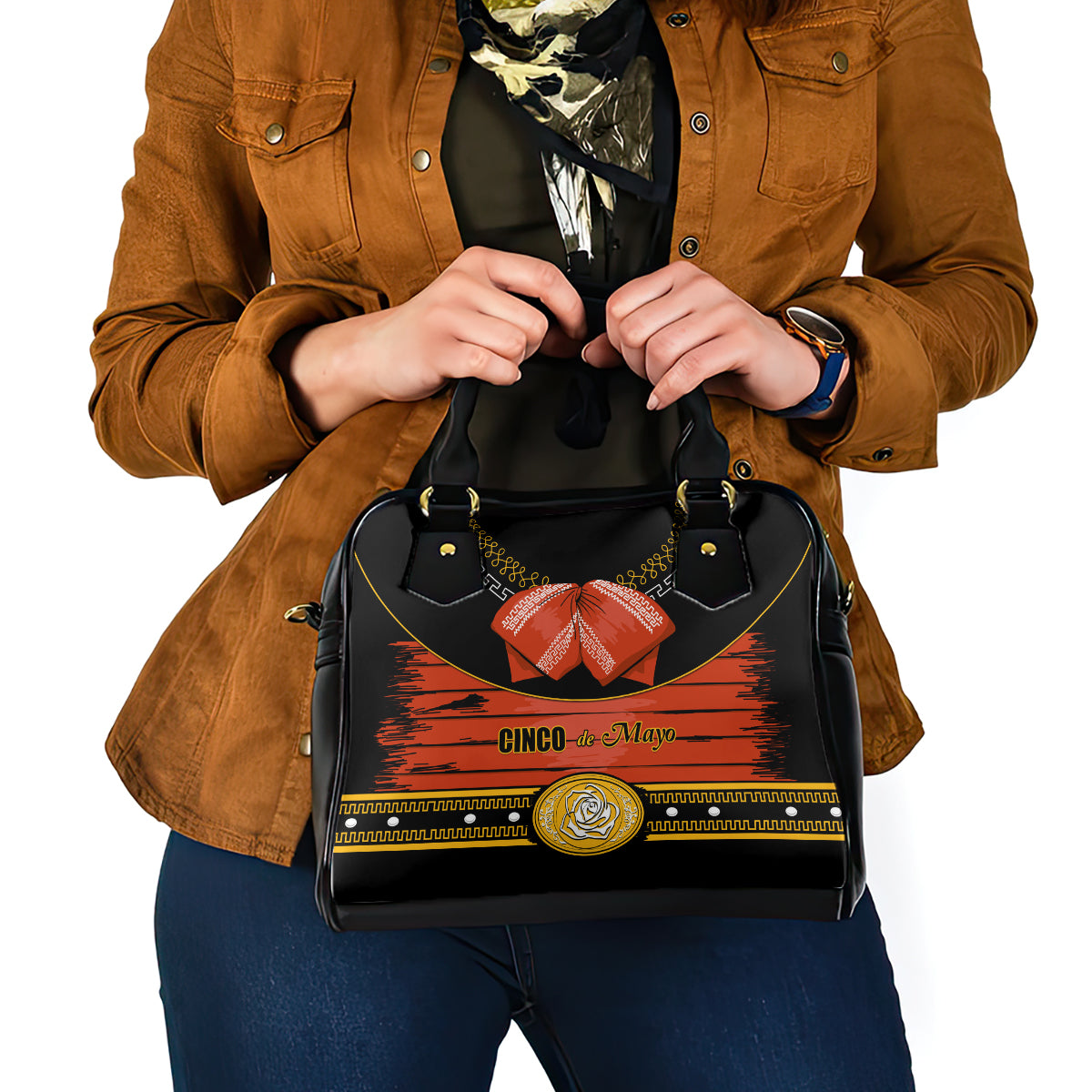 Cinco de Mayo 2024 Shoulder Handbag Traje de Charro Style