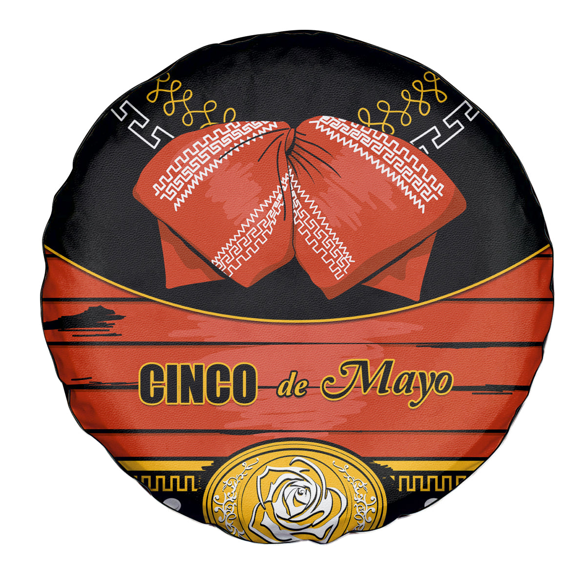 Cinco de Mayo 2024 Spare Tire Cover Traje de Charro Style - Wonder Print Shop