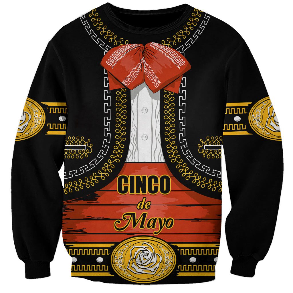 Cinco de Mayo 2024 Sweatshirt Traje de Charro Style - Wonder Print Shop