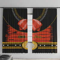 Cinco de Mayo 2024 Window Curtain Traje de Charro Style - Wonder Print Shop
