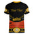Cinco de Mayo 2024 Women V Neck T Shirt Traje de Charro Style - Wonder Print Shop