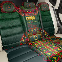 Cinco de Mayo 2024 Back Car Seat Cover Mexican Folk Pattern - Wonder Print Shop