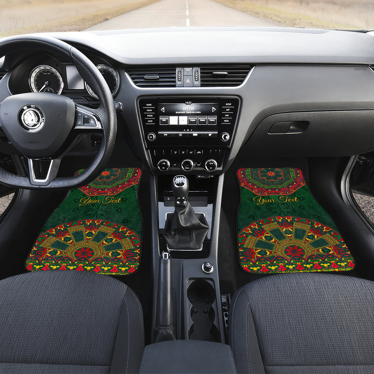 Cinco de Mayo 2024 Car Mats Mexican Folk Pattern - Wonder Print Shop