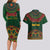 Cinco de Mayo 2024 Couples Matching Long Sleeve Bodycon Dress and Hawaiian Shirt Mexican Folk Pattern - Wonder Print Shop