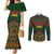 Cinco de Mayo 2024 Couples Matching Mermaid Dress and Long Sleeve Button Shirt Mexican Folk Pattern