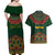 Cinco de Mayo 2024 Couples Matching Off Shoulder Maxi Dress and Hawaiian Shirt Mexican Folk Pattern - Wonder Print Shop