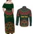 Cinco de Mayo 2024 Couples Matching Off Shoulder Maxi Dress and Long Sleeve Button Shirt Mexican Folk Pattern - Wonder Print Shop