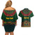 Cinco de Mayo 2024 Couples Matching Off Shoulder Short Dress and Hawaiian Shirt Mexican Folk Pattern - Wonder Print Shop
