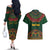 Cinco de Mayo 2024 Couples Matching Off The Shoulder Long Sleeve Dress and Hawaiian Shirt Mexican Folk Pattern - Wonder Print Shop