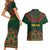 Cinco de Mayo 2024 Couples Matching Short Sleeve Bodycon Dress and Hawaiian Shirt Mexican Folk Pattern - Wonder Print Shop