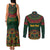 Cinco de Mayo 2024 Couples Matching Tank Maxi Dress and Long Sleeve Button Shirt Mexican Folk Pattern - Wonder Print Shop