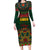 Cinco de Mayo 2024 Family Matching Long Sleeve Bodycon Dress and Hawaiian Shirt Mexican Folk Pattern - Wonder Print Shop