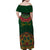 Cinco de Mayo 2024 Family Matching Off Shoulder Maxi Dress and Hawaiian Shirt Mexican Folk Pattern - Wonder Print Shop