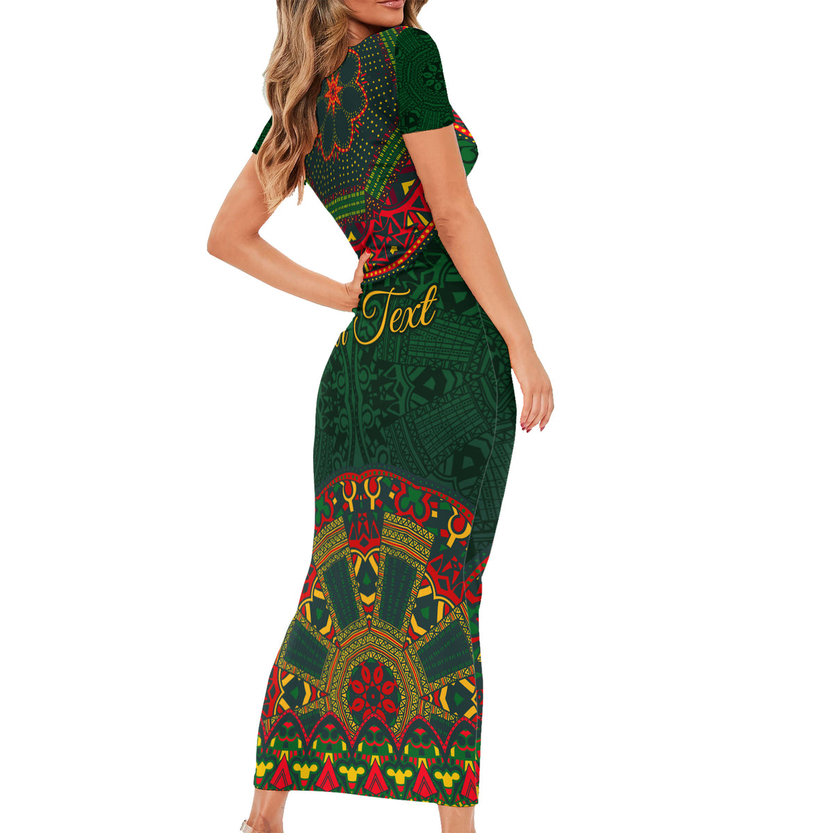 Cinco de Mayo 2024 Family Matching Short Sleeve Bodycon Dress and Hawaiian Shirt Mexican Folk Pattern - Wonder Print Shop
