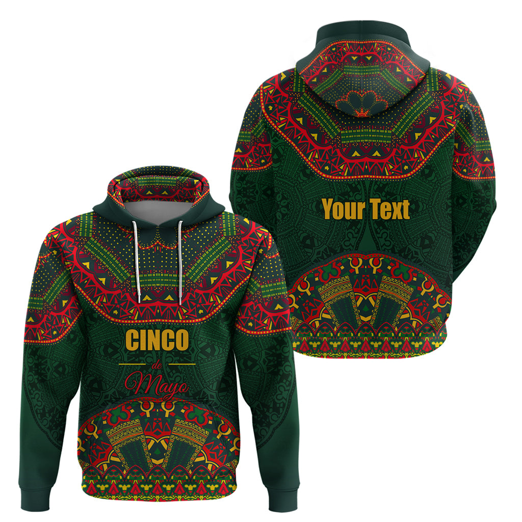 Cinco de Mayo 2024 Hoodie Mexican Folk Pattern - Wonder Print Shop