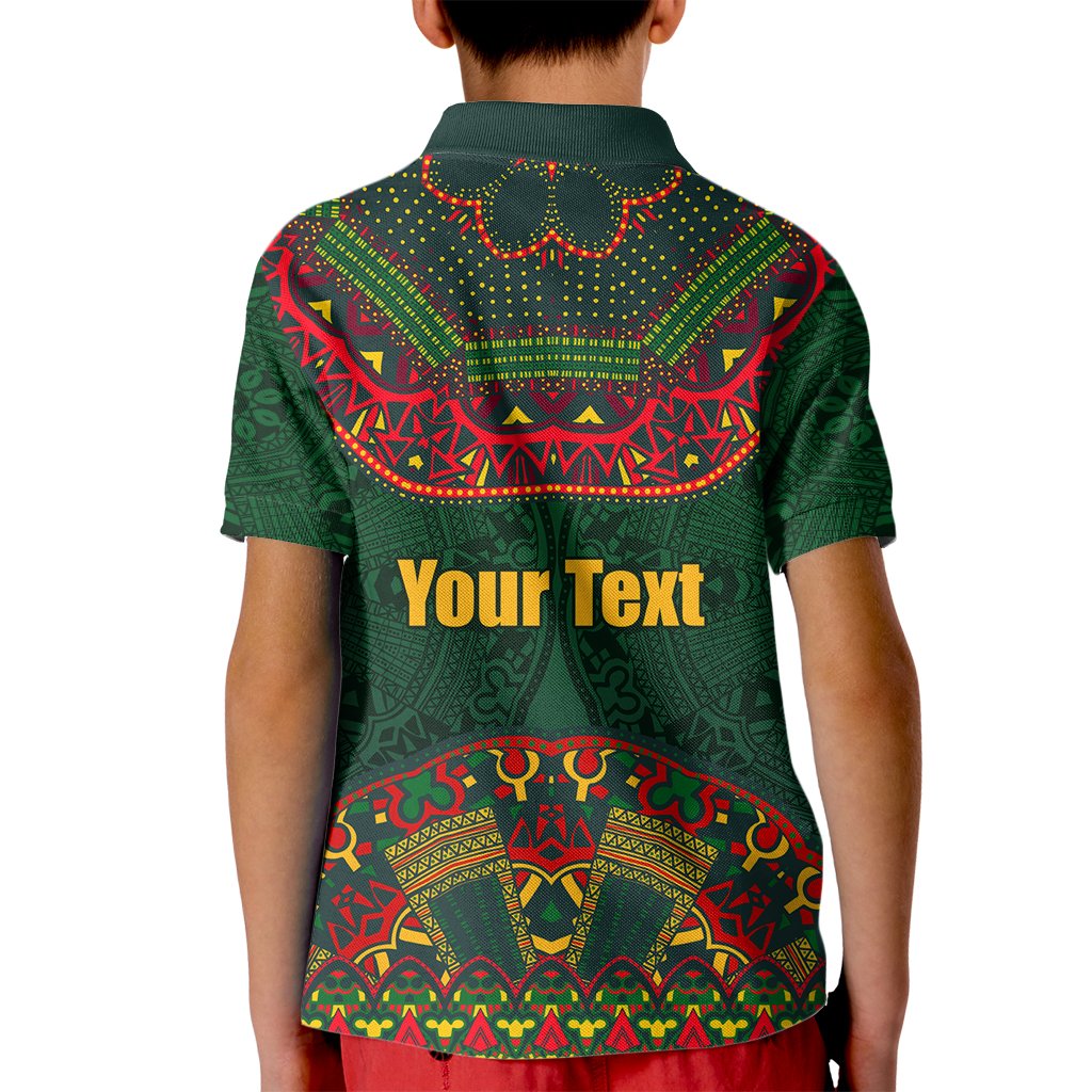 Cinco de Mayo 2024 Kid Polo Shirt Mexican Folk Pattern - Wonder Print Shop