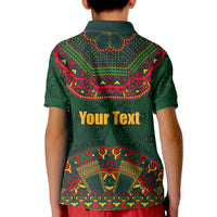 Cinco de Mayo 2024 Kid Polo Shirt Mexican Folk Pattern - Wonder Print Shop