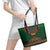 Cinco de Mayo 2024 Leather Tote Bag Mexican Folk Pattern - Wonder Print Shop