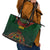 Cinco de Mayo 2024 Leather Tote Bag Mexican Folk Pattern - Wonder Print Shop